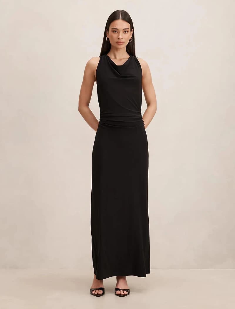 Jae Bubble Back Hardware Maxi Dress