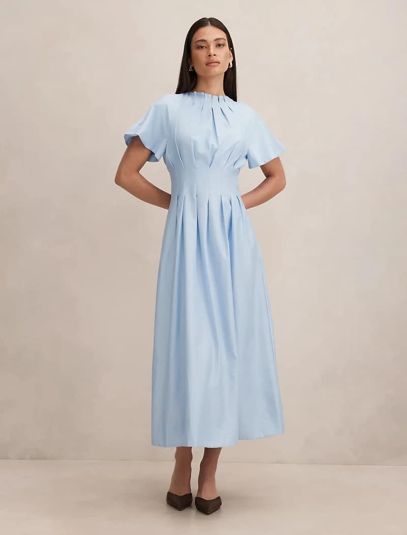 Everly Seam Detail Midi Dress